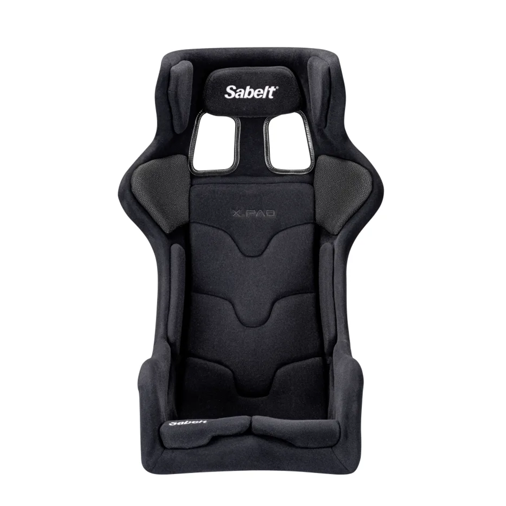 Sabelt X-PAD Carbon racing seat, rear view of carbon shell