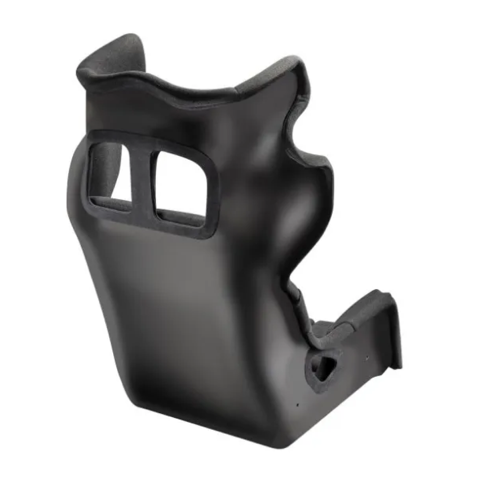 Sabelt GT-PRO carbon fibre racing seat, side profile showing wrap-around head protection