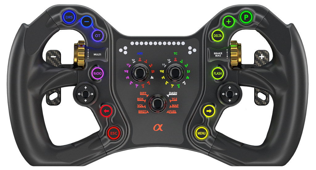 BavarianSimTec Alpha sim racing steering wheel