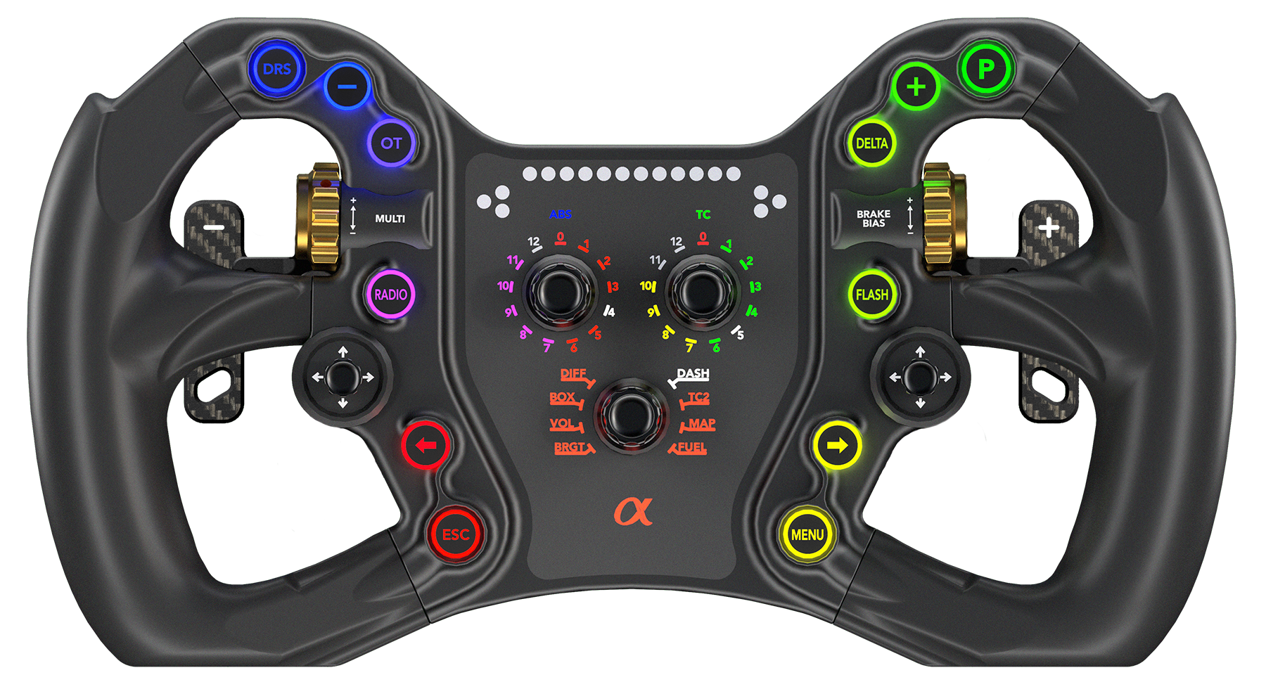 BavarianSimTec Alpha sim racing steering wheel