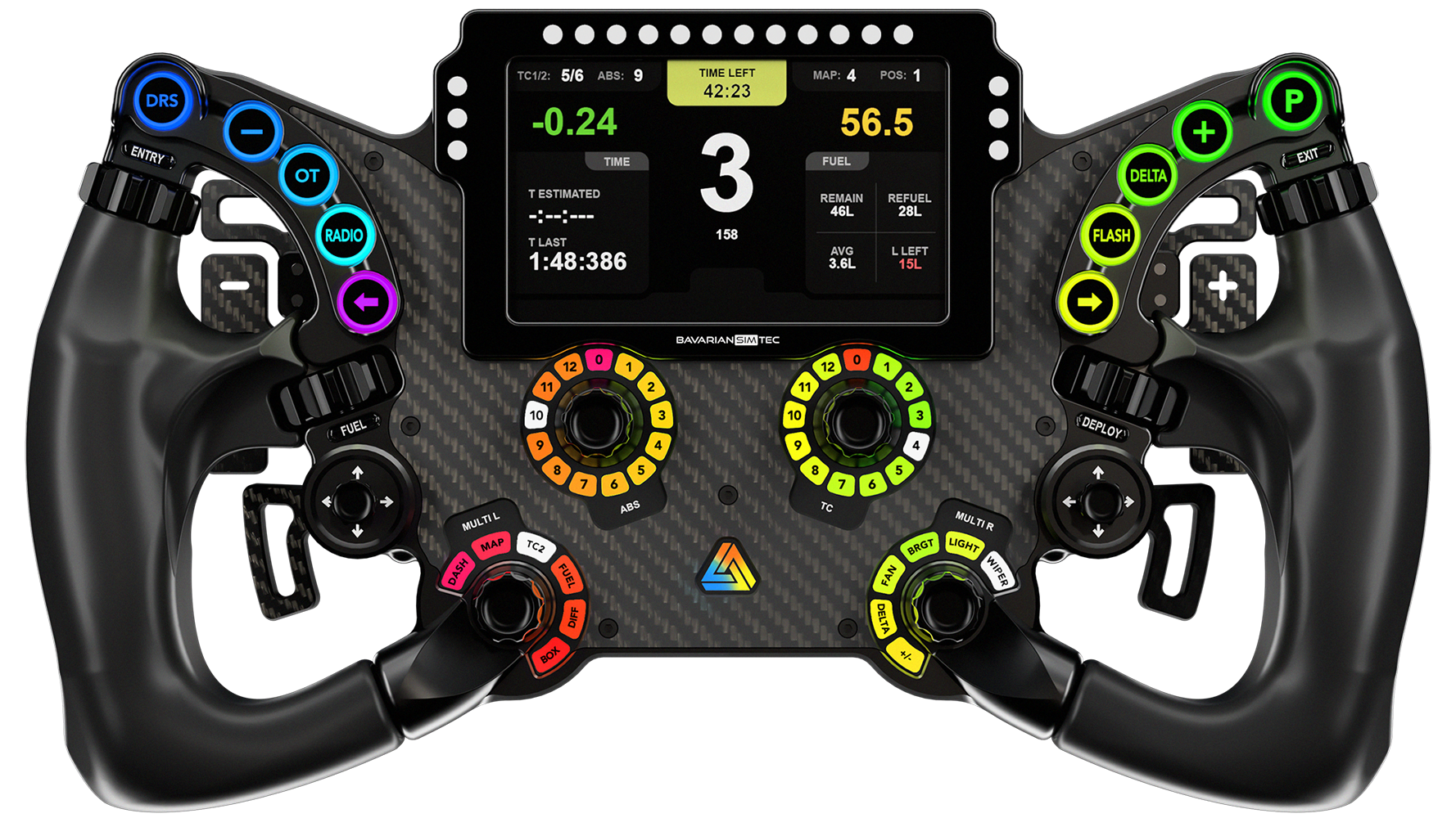 BavarianSimTec Delta PRO sim racing steering wheel