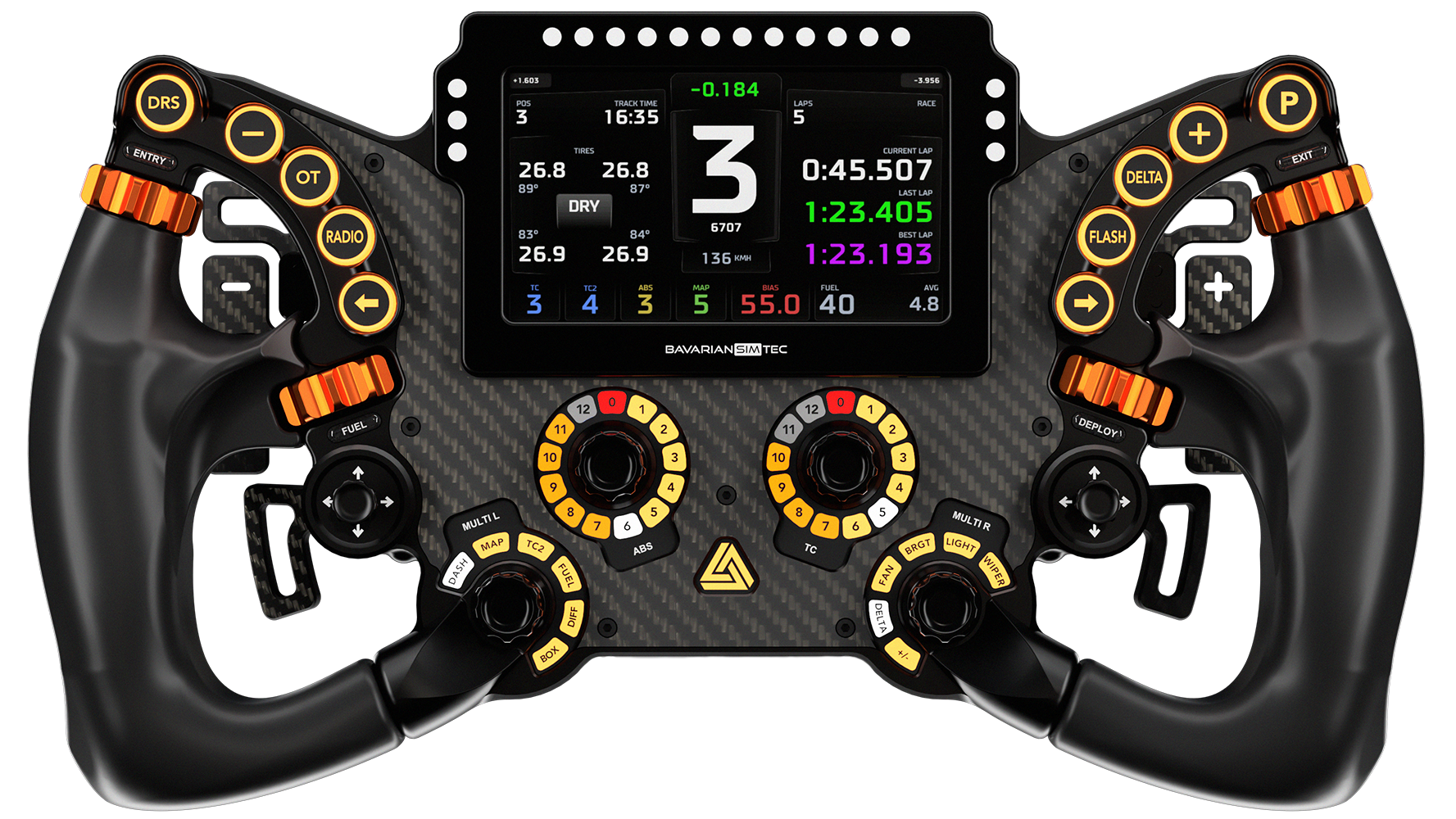 BavarianSimTec Delta PRO SC Simucube Link steering wheel