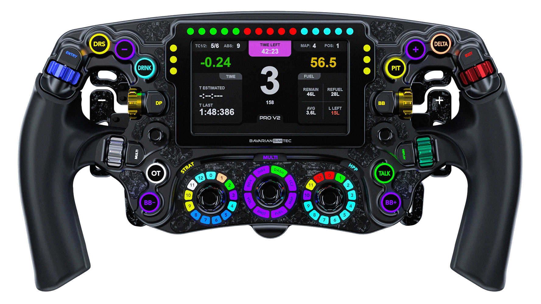 BavarianSimTec OmegaPRO v2 sim racing steering wheel