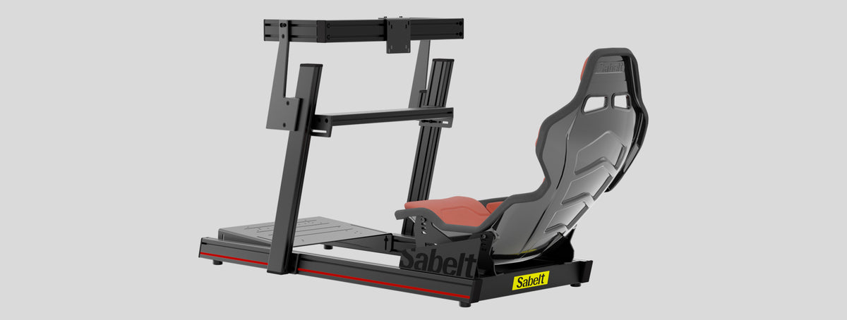 Sabelt SIM LITE Formula sim racing chassis with an SRP-1 formula seat fitted