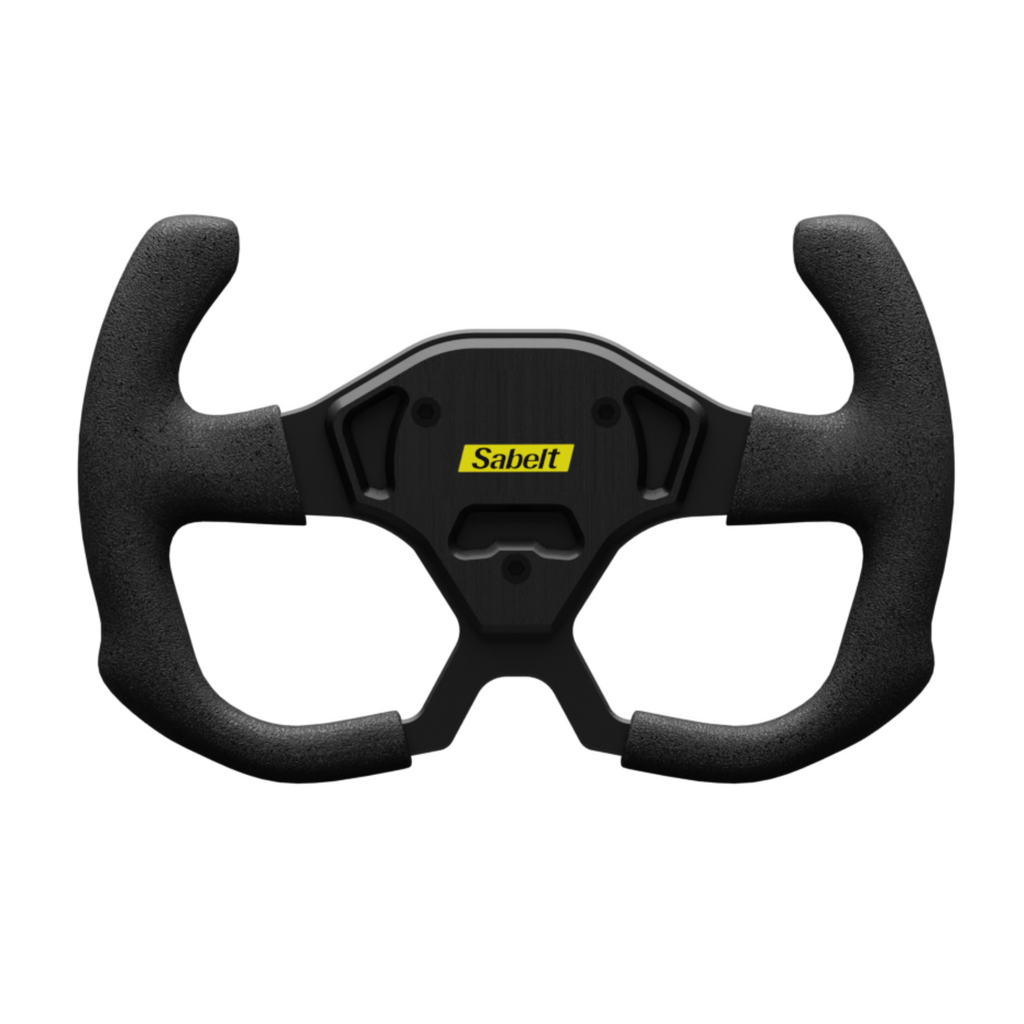 Sabelt SW1-R sim racing wheel rim front view