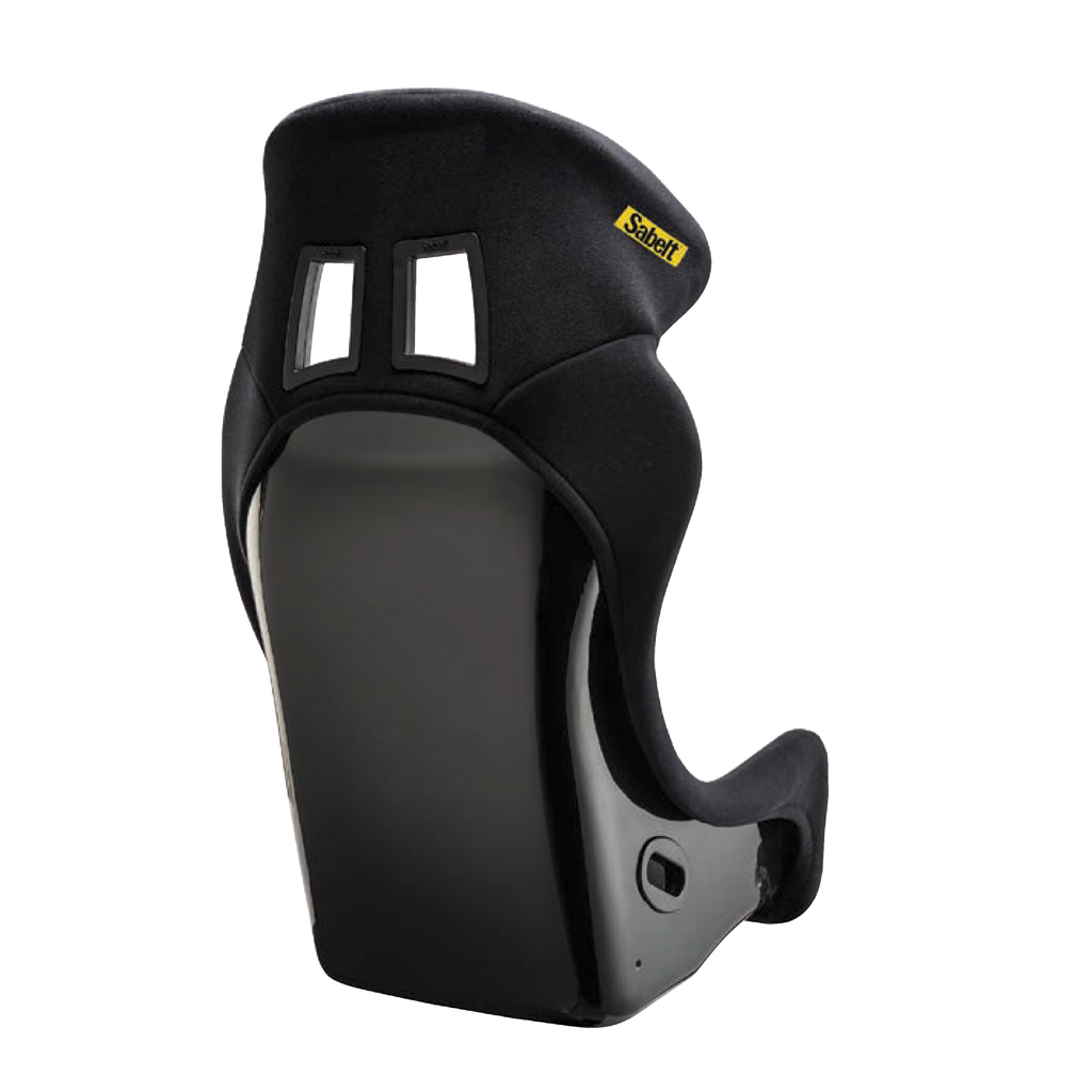 Sabelt Taurus racing seat, rear view of gel-coated fibreglass shell