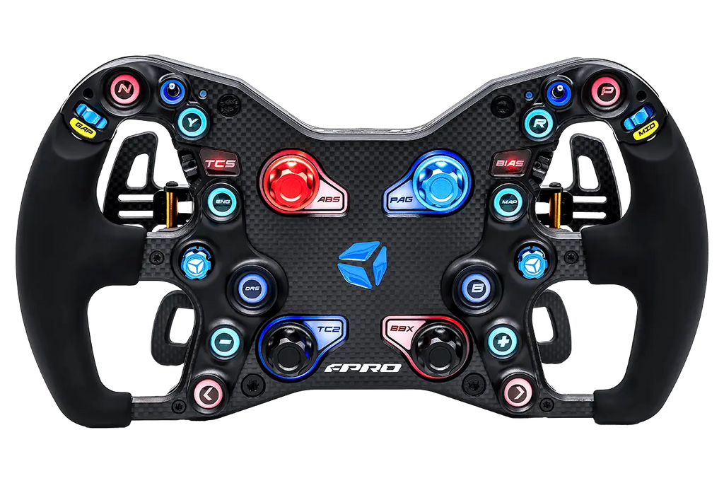 Cube Controls Formula Pro sim racing steering wheel front view